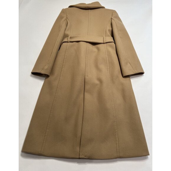 Mango Manteco Italian Wool Belted Coat in Brown - Picture 6 of 7